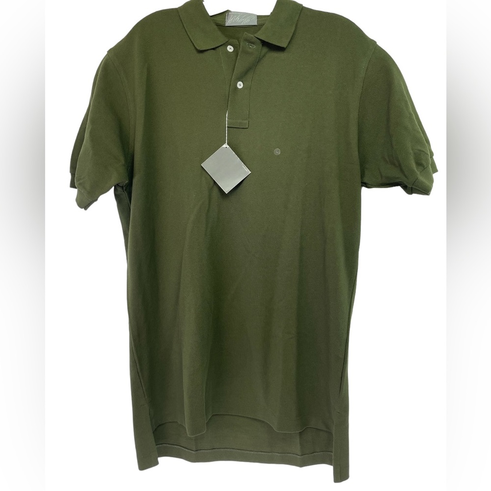 Lord & Taylor The Kensington Collection‎ Mens Large Green Polo Shirt (U28) NWTs